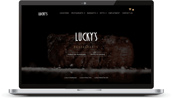 Laptop for Lucky&#039;s Steakhouse