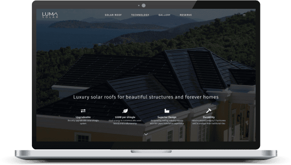 Laptop for LUMA Solar